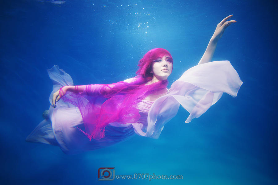 水下顶光摄影