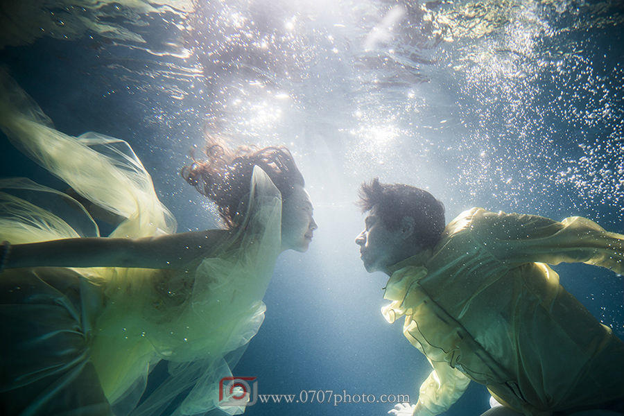 水下顶光摄影