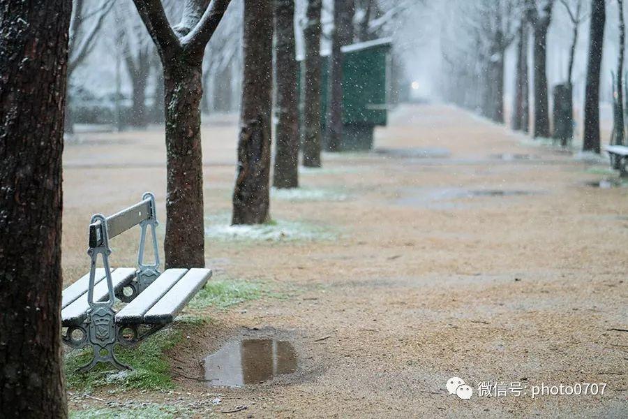 巴黎 冬雪