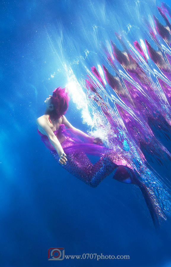 水下顶光摄影